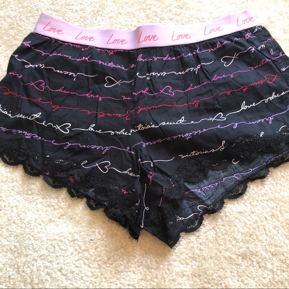 Victoria’s Secret silk pajama shorts